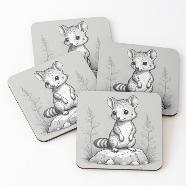 Item preview, Enigmatic Quoll Sketch designed and sold by WildlifeInc.
