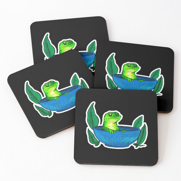 Item preview, Hungry Lizard Got Diner Vegan Diet Green designed and sold by BeataY6Art.
