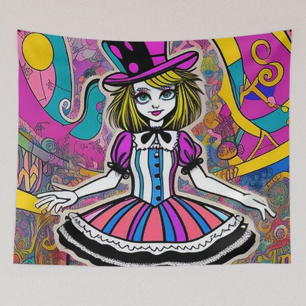 Item preview, Alice In Wonderland Graffiti Art designed and sold by TheDarkWardrobe.