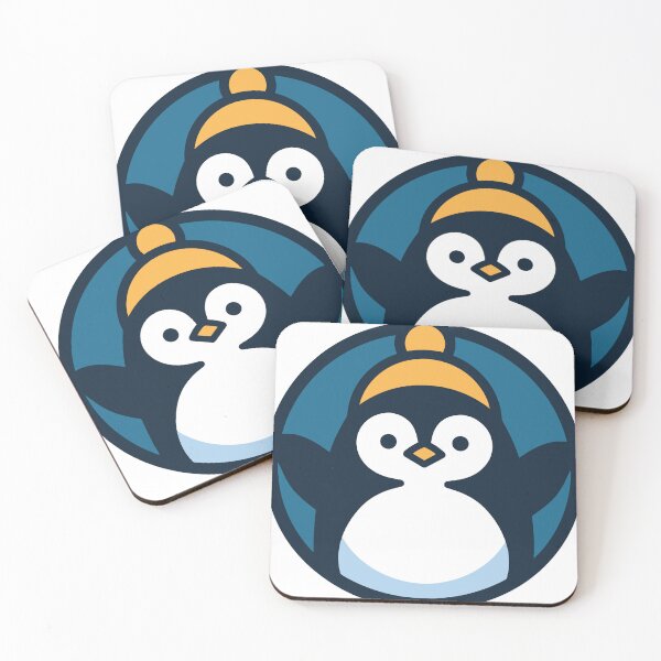 Item preview, Penguin cartoon with yellow beanie designed and sold by PI-CO.
