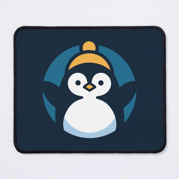 Item preview, Penguin cartoon with yellow beanie designed and sold by PI-CO.