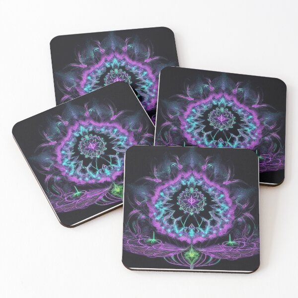 Item preview, purple cosmic flower in universal reproduction designed and sold by Carlos Gudino.