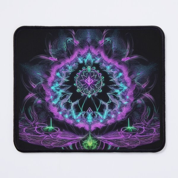 Item preview, purple cosmic flower in universal reproduction designed and sold by Carlos Gudino.