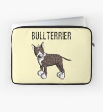 Cute Bull Terrier Comic - Bullterrier - Dog - Dogs - Gift Laptop Sleeve