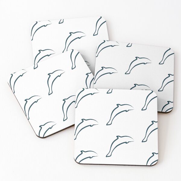Item preview, 2D Dolphin Illustration Patterns - Blue & White designed and sold by OG-Graphics.