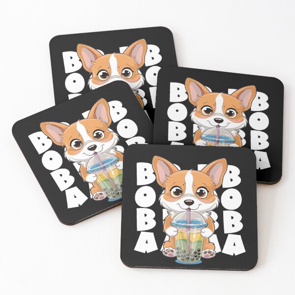 Item preview, Kawaii Boba Cute Anime Corgi Dog Bubble Tea Drink Fun designed and sold by SpookshowDesign.