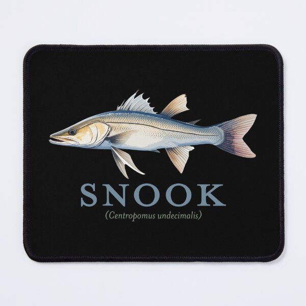 Item preview, Snook Fish Portrait with Scientific Name designed and sold by Futurebeachbum.