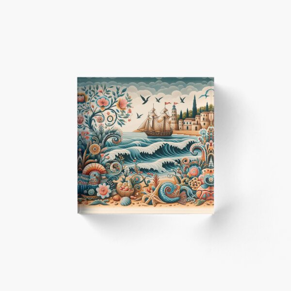 Item preview, Like a Ship on the Ocean designed and sold by Laura Chambers.