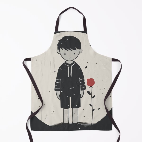 Item preview, A lonely Boy Holding Rose to Propose Love designed and sold by STYLO FASHION.