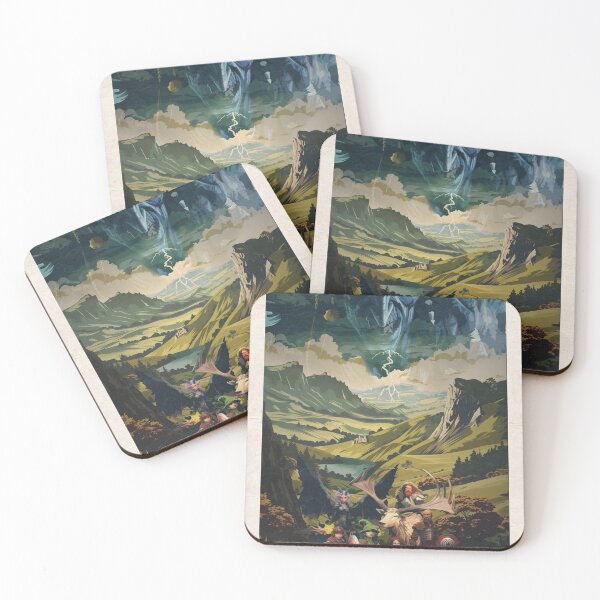 Item preview, Dalelands Travel Poster designed and sold by JACK SHOEGAZER.