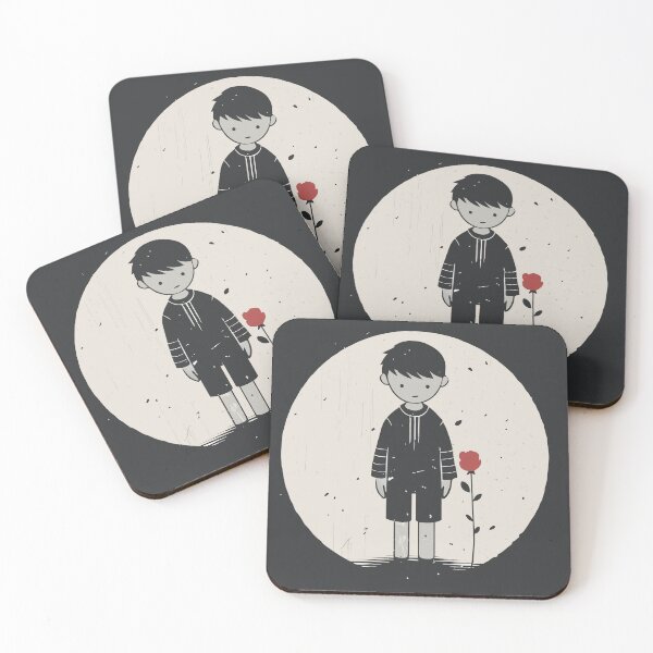 Item preview, A lonely Boy Holding Rose to Propose Love designed and sold by STYLO FASHION.