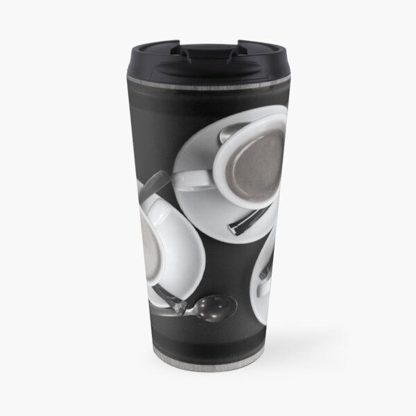 Three cups of coffee Travel Mug