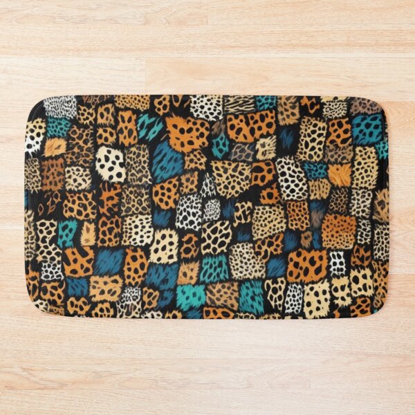 Item preview, Abstract Colorful Animal Print Patchwork Pattern designed and sold by calibrit.