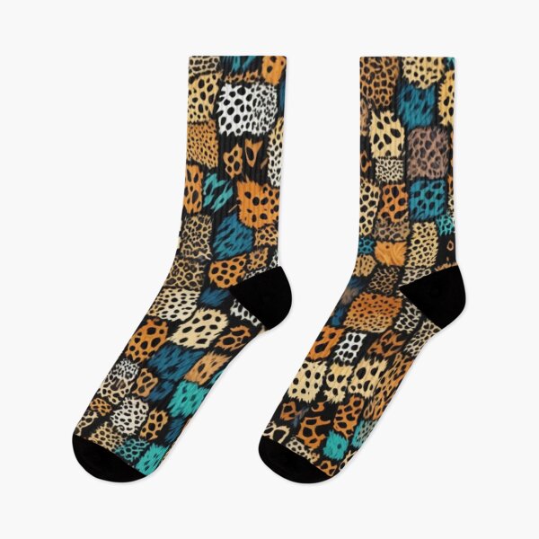 Item preview, Abstract Colorful Animal Print Patchwork Pattern designed and sold by calibrit.