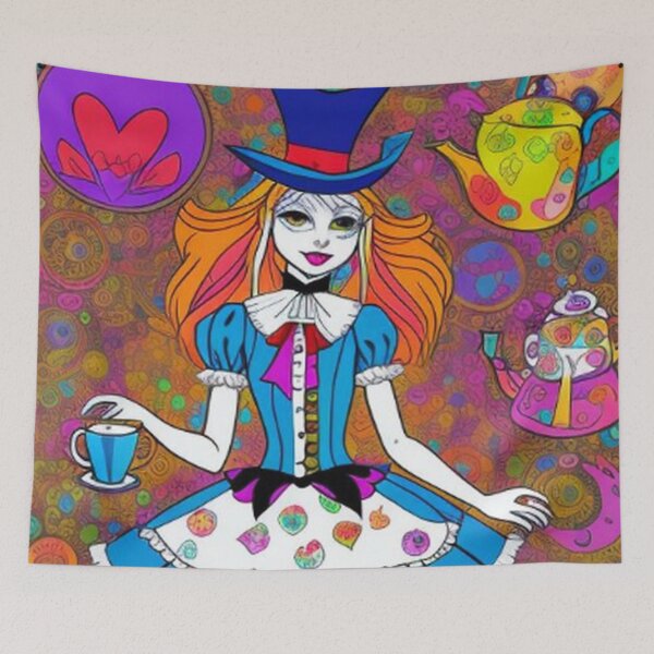 Item preview, Alice In Wonderland Graffiti Art designed and sold by TheDarkWardrobe.