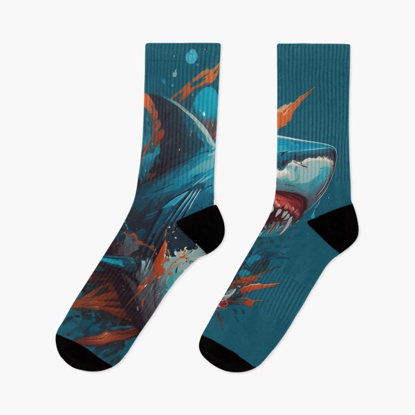 Item preview, Fierce Shark: Bold Designs for Unique Products designed and sold by Jr-Mensagens.