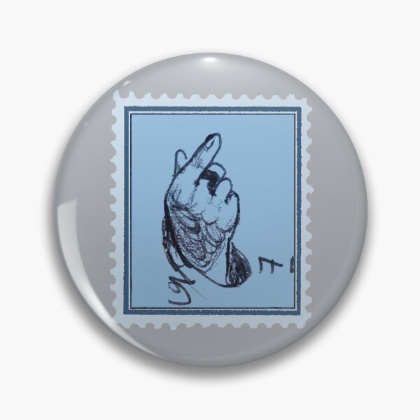 Item preview, Finger Heart Stamp_White designed and sold by Cat00Tome.