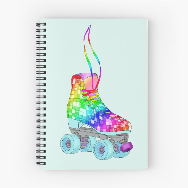 Item preview, Rainbow Disco Skate (Left) designed and sold by UnhamperedArt.