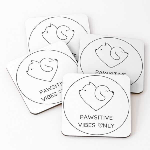 Item preview, Pawsitive Vibes Only designed and sold by PopGraphix.