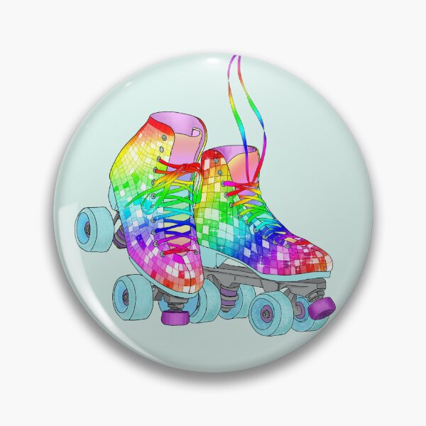 Item preview, Rainbow Disco Skate (Pair) designed and sold by UnhamperedArt.