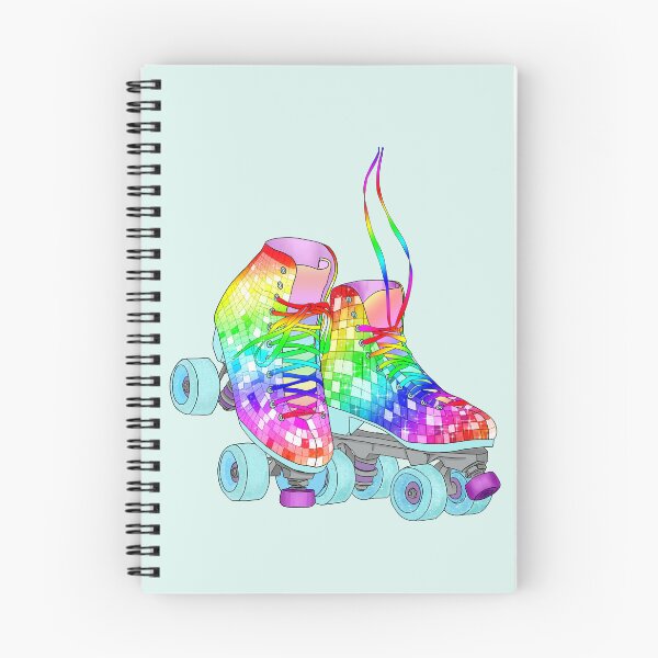 Item preview, Rainbow Disco Skate (Pair) designed and sold by UnhamperedArt.