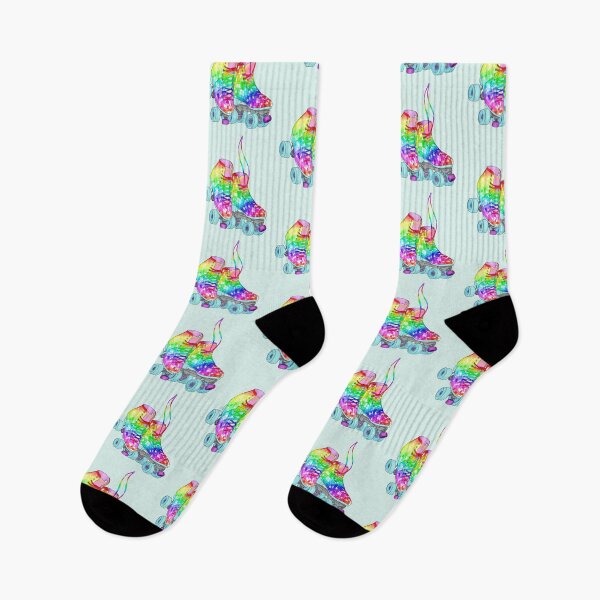 Item preview, Rainbow Disco Skate (Pair) designed and sold by UnhamperedArt.