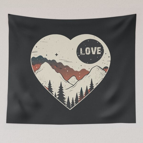 Item preview, Vintage Love Heart Retro designed and sold by STYLO FASHION.