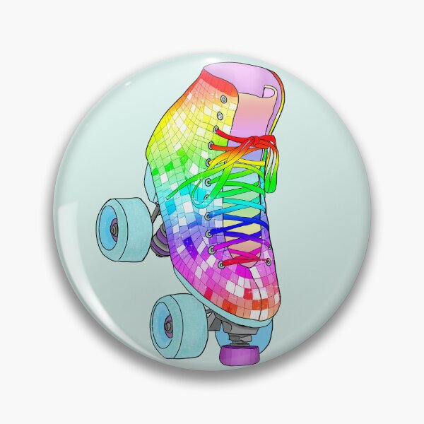 Item preview, Rainbow Disco Skate (Right) designed and sold by UnhamperedArt.