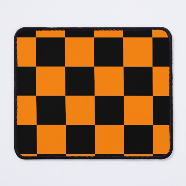 Item preview, Large Checkered - Black and Orange designed and sold by JustPatterns2.