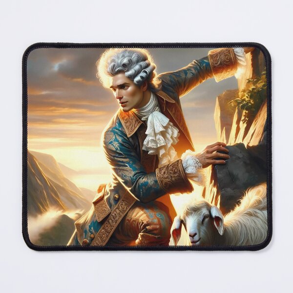 Item preview, Rococo Doctor Rescuing a Goat designed and sold by DeenaDee.