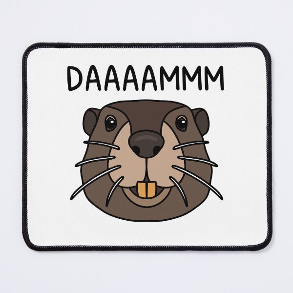 Item preview, DAAAAMMM (Beaver) designed and sold by chicorycreative.