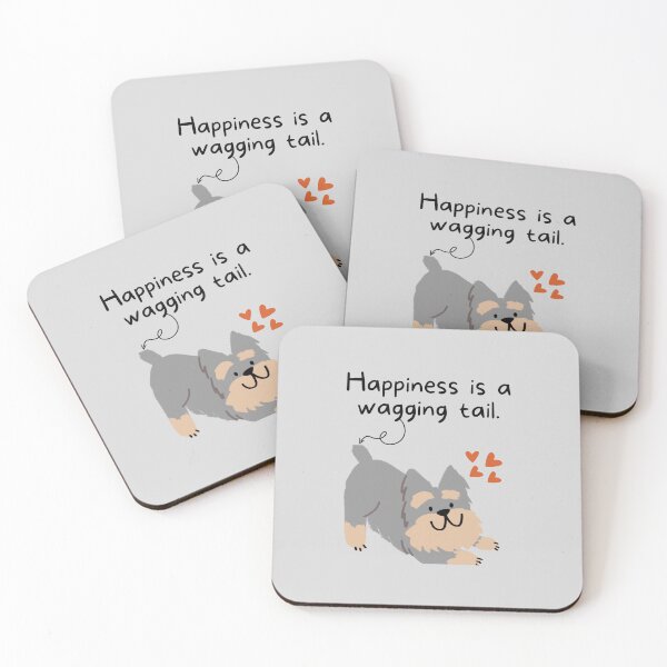 Item preview, Happiness Is A Wagging Tail designed and sold by PopGraphix.