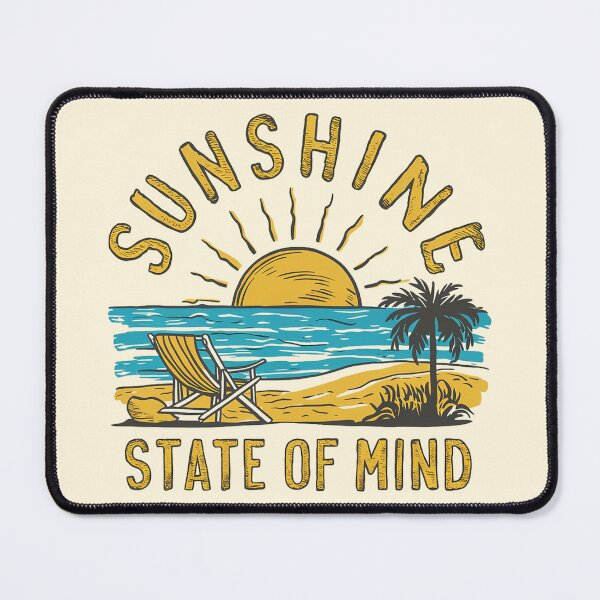 Item preview, Sunshine State of Mind With Sun Beach and Chair designed and sold by Loving Nature Gifts.