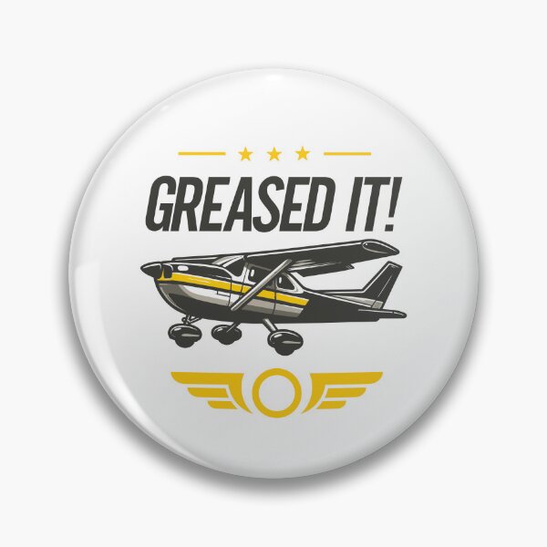 Artikelvorschau, Greased It Flugzeuglandung Pilot und Luftfahrt-Enthusiast entworfen und verkauft von Uppercase Tees.