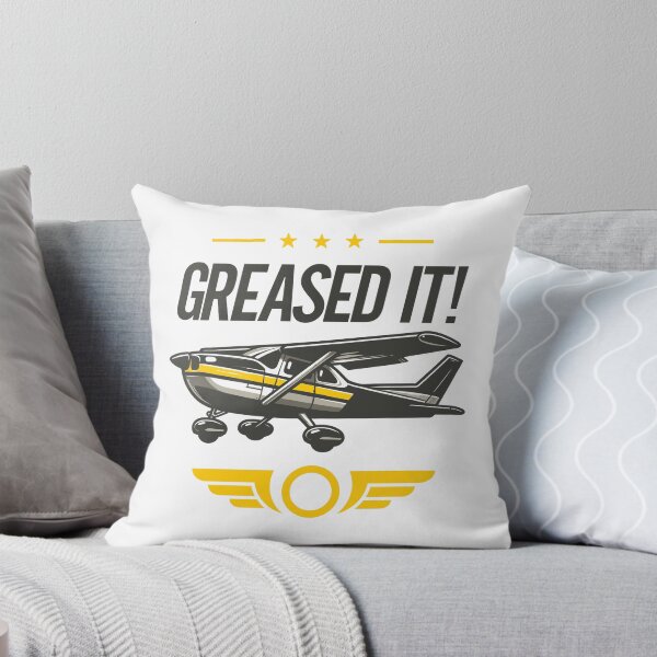 Artikelvorschau, Greased It Flugzeuglandung Pilot und Luftfahrt-Enthusiast entworfen und verkauft von Uppercase Tees.