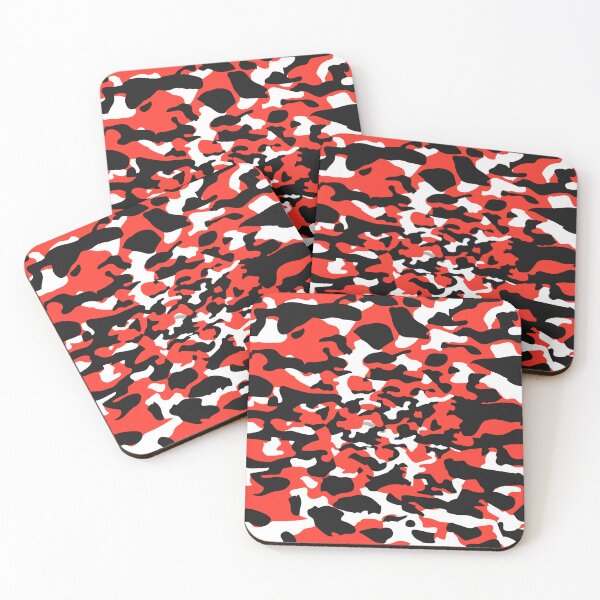 Item preview, Red Camouflage Craze designed and sold by Artbyminga.