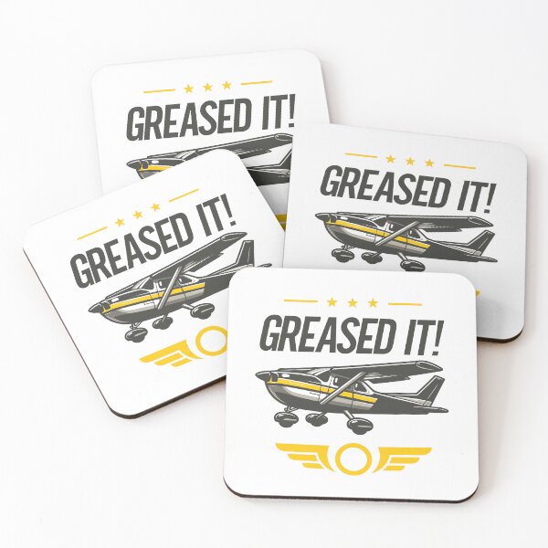 Artikelvorschau, Greased It Flugzeuglandung Pilot und Luftfahrt-Enthusiast entworfen und verkauft von Uppercase Tees.