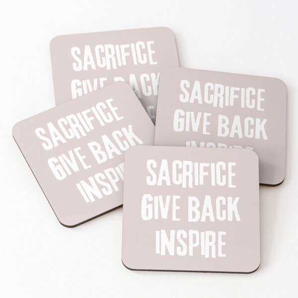 Item preview, Sacrifice Give Back Inspire designed and sold by Gilyglo.