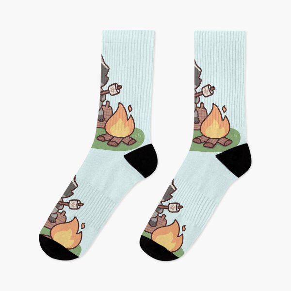 Item preview, Cute Raccoon Toasting Marshmallow At Campfire designed and sold by rustydoodle.