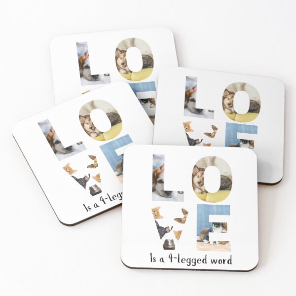 Item preview, Love Is A 4 Legged Word designed and sold by PopGraphix.