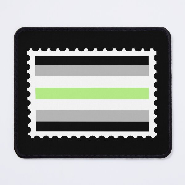 Item preview, Agender Pride Flag stamp designed and sold by RabbitK.