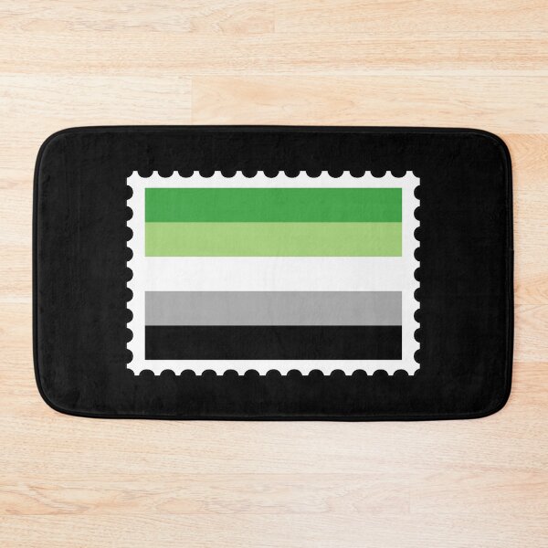 Item preview, Aromantic Pride Flag stamp designed and sold by RabbitK.