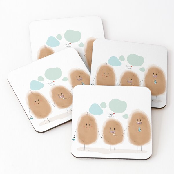 Item preview, Happy happy family potatoes designed and sold by Rookshe.