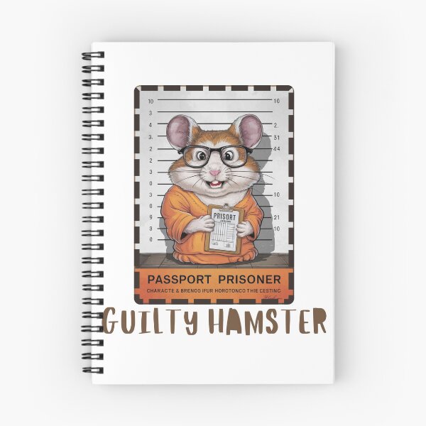 Item preview,  Guilty Hamster Mugshot designed and sold by Colorful-Garden.