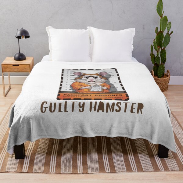 Item preview, Guilty Hamster Mugshot designed and sold by Colorful-Garden.