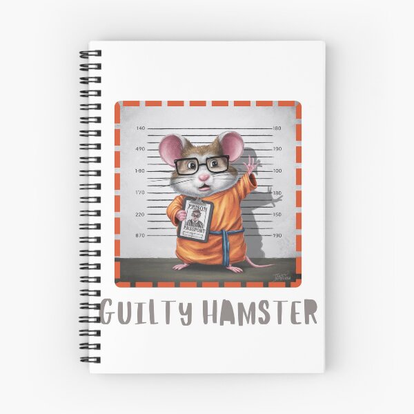 Item preview,  Guilty Hamster Mugshot designed and sold by Colorful-Garden.
