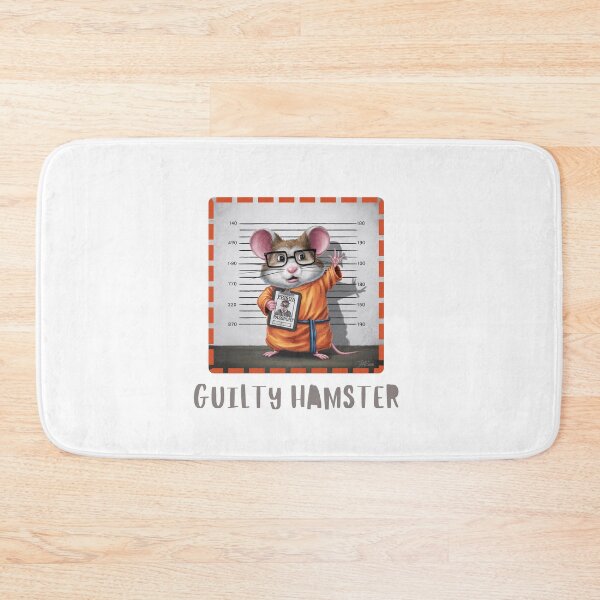 Item preview,  Guilty Hamster Mugshot designed and sold by Colorful-Garden.