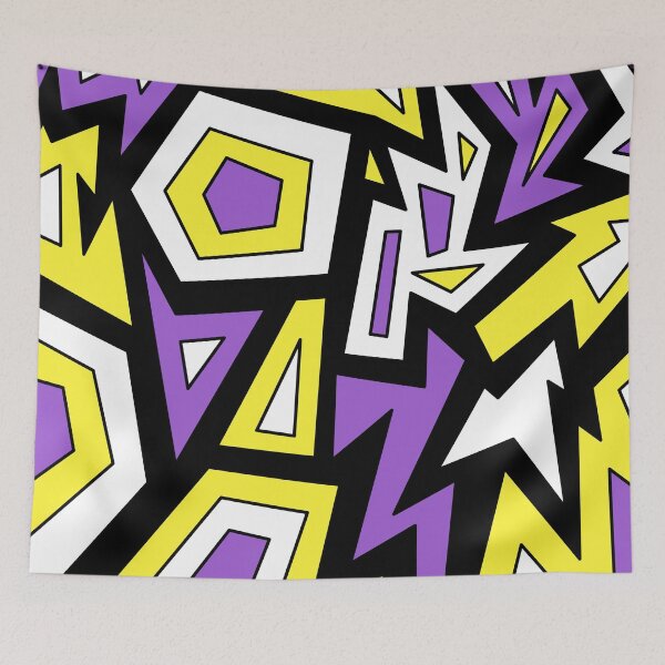 Item preview, Nonbinary Pride Modern Geometric Abstract designed and sold by JoyfulJen.