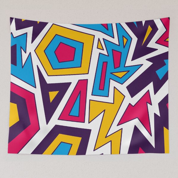 Item preview, Polyamory Pride Modern Geometric Abstract designed and sold by JoyfulJen.
