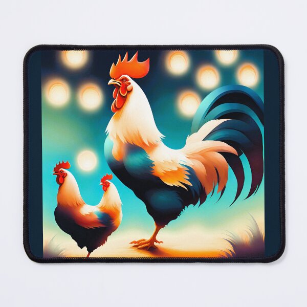 Item preview, a 2-color Gallic rooster with his hens designed and sold by janjacbu.